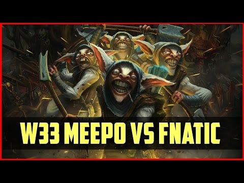 Secret.w33 Meepo vs Fnatic @ ESL ONE NY LAN