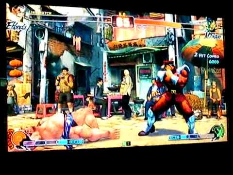 Arcade Infinity SF4 Ranbat 2.2 - GUnitVer1 (HO) vs Sanchez (BI)