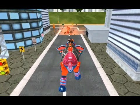 Flying Elephant Robot Transform Trailer