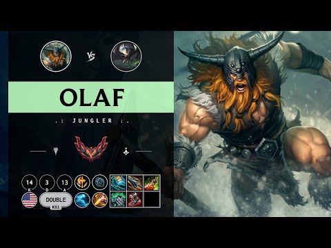 Olaf Jungle vs Skarner - NA Grandmaster Patch 14.9