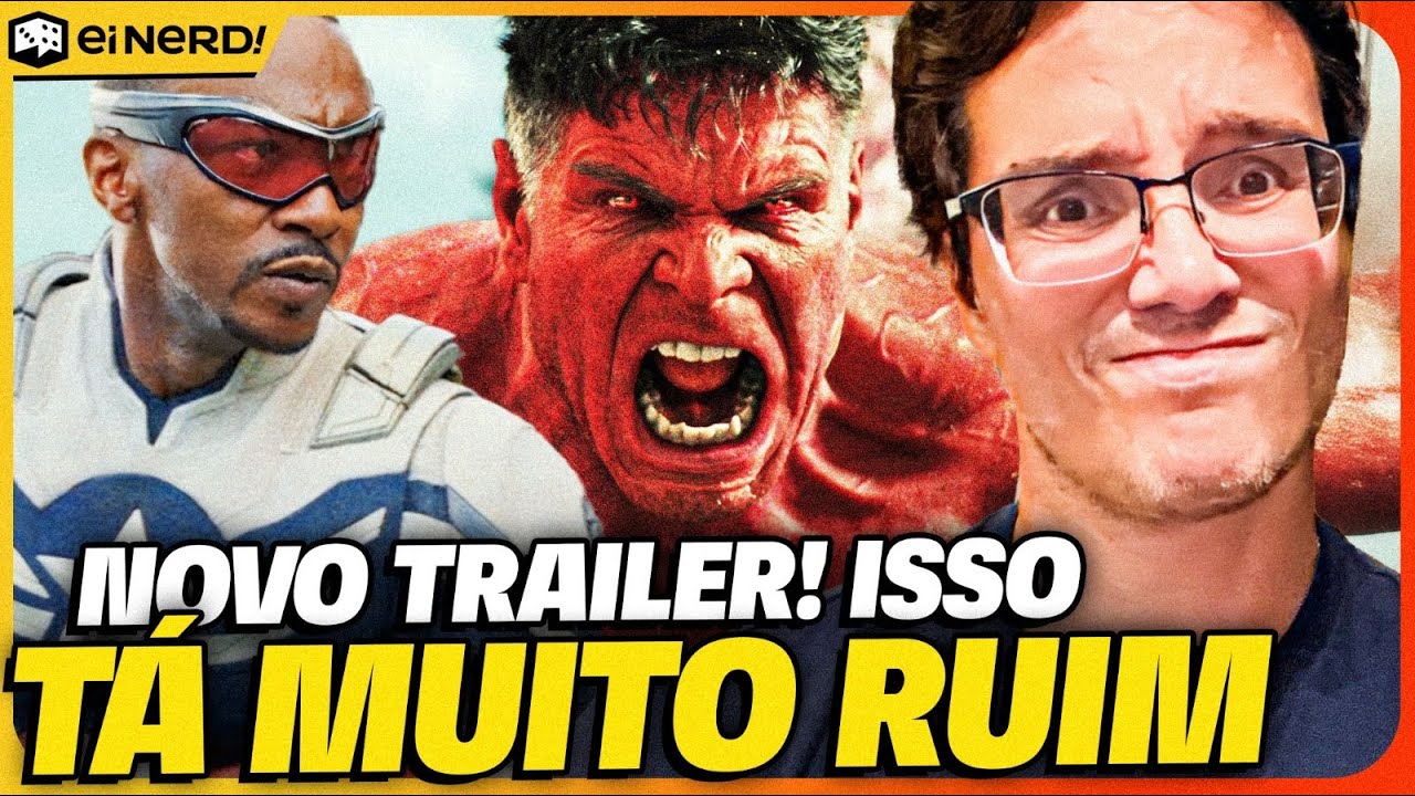 RUIM DEMAIS! NOVO TRAILER DE CAPITÃO AMÉRICA 4 DECEPCIONA - Análise COMPLETA