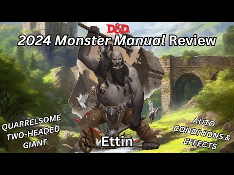 Ettins are Quarrelsome Two-Headed Giants in the 2024 Monster Manual