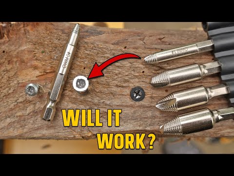 HSS Screw Extractor Bits - Damaged Screw Extractor Drill Bits - Parkside Tools