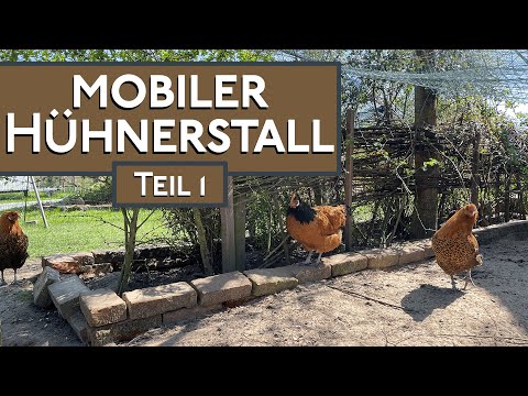 DIY mobiler Hühnerstall, Teil 1 Planung und Vorbereitung, #hühnerhaltung #happyhuhn