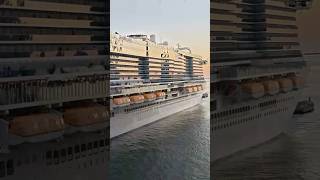Loudest Sailaway EVER!📣Costa vs Royal Caribbean #cruise  #allureoftheseas  #costasmeralda #shorts