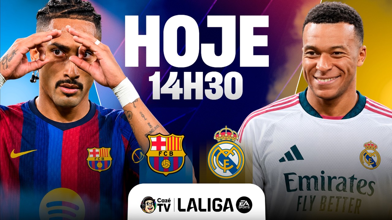 HOJE TEM EL CLÁSICO! BORA AQUECER COM A MARATONA DOS CRAQUES DE BARÇA E REAL