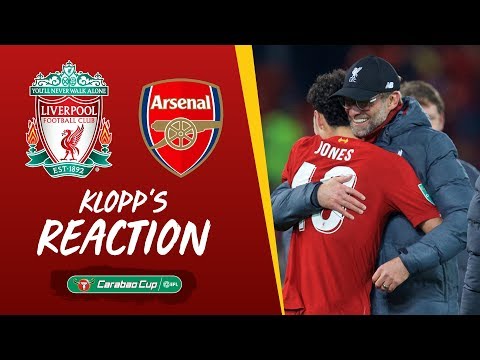 Klopp's reaction: 'I enjoyed each second of the game' | Liverpool vs Arsenal