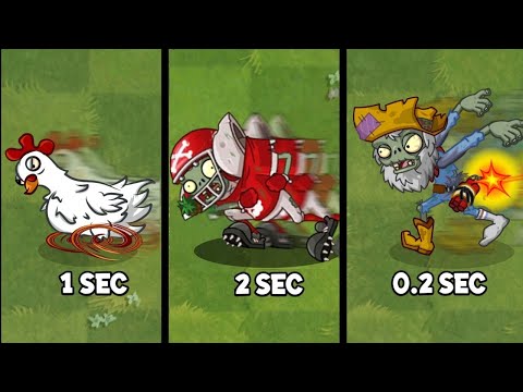 TOURNAMENT Fast Run 99 Zombies - Who Will Win? - PvZ 2 Zombie vs Zombie