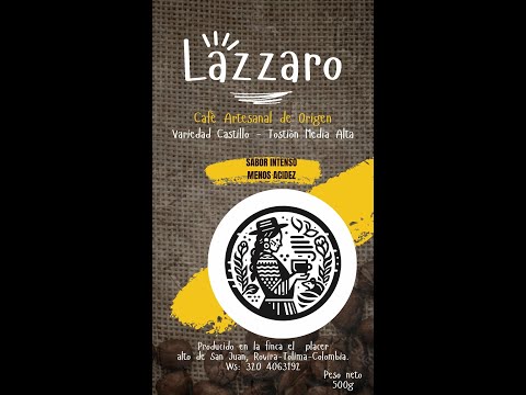 cafè artesanal y de origen Làzzaro, Rovira Tolima