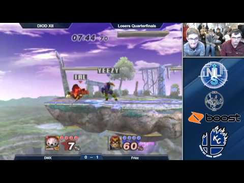 DIOD XII PM 3.5 Singles Losers Quarters: DMX (Meta Knight) Vs. Frizz (Falcon)