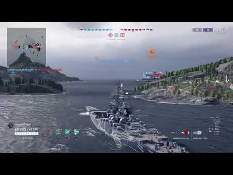 MN Jean Bart — Well that seems a bit aggressive (World of Warships: Legends)