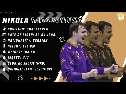 Nikola Radovanovic - Goalkeeper - HC Skopje - Highlights - Handball - CV - 2022/23