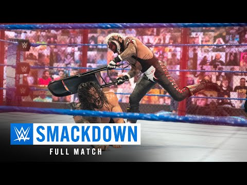 FULL MATCH: Roman Reigns vs. Rey Mysterio — Universal Title Hell in a Cell Match: SmackDown 2021
