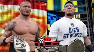WWE 2K16 Simulations - Randy Orton vs. John Cena (TLC WWE World Heavyweight Title Match) [TLC 2013]