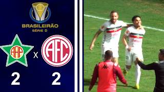 BRASILEIRO SÉRIE D 2026 - 9ª RODADA - PORTUGUESA 2X2 AMERICA