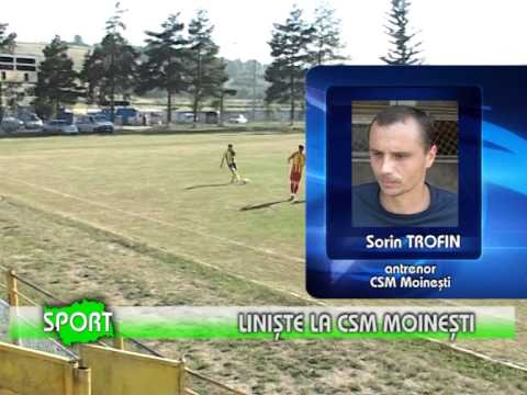 Linişte la CSM Moineşti  - www.1tvbacau.ro (10.01.2014)