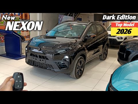 Tata Nexon Top Model Fearless+ PS Dark Edition 2026 ❣️| NEXON Top Model Model Review 😍|