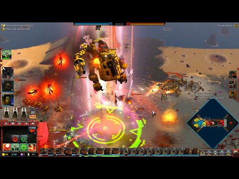 Epic Battle: Space Marines vs Orks, 3v3, Hard AI - Warhammer 40K: Dawn Of War 3 - Deathwatch Mod
