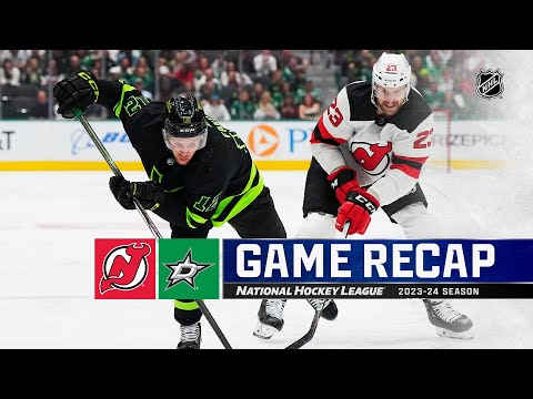 Devils @ Stars 3/14 | NHL Highlights 2024