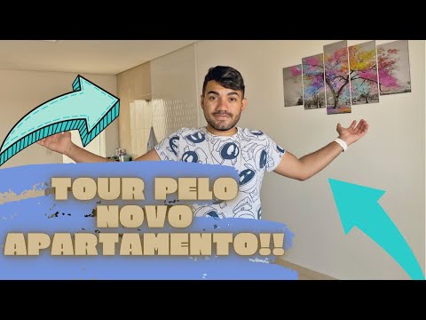TOUR PELO APARTAMENTO NOVO!! 😍😍😍 (ainda sem móveis)