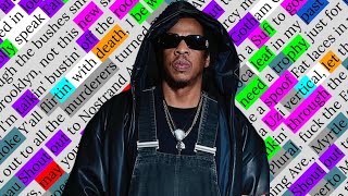 Jay-Z, Marcy Me | Rhyme Scheme Highlighted 