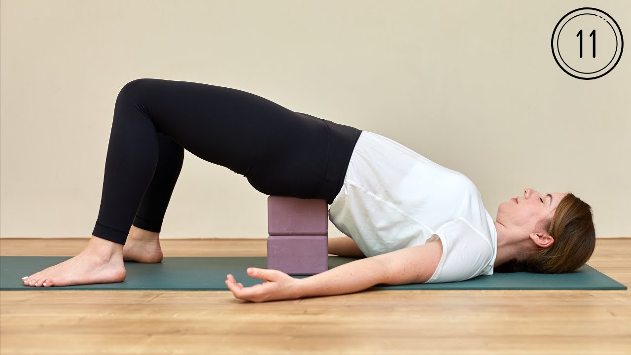 Peaceful Yin Yoga 1 Hour Full-Body Stretch with Blocks — Yin Yoga class, 59 minutes