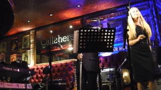 Van Morrison sings  'Baby What You Want Me To Do'   at The Harp Bar, Belfast 31/12/13