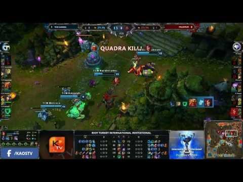 Penta kill by @TCM_Gaming Belgianbeast - Riot Turkey Invitational 2
