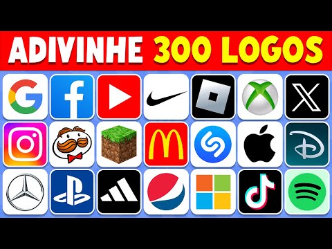 Adivinha 300 LOGOS em 3 SEGUNDOS 🤔🧠✅  Quiz de Logos 2025