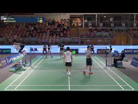 Match point - Lai / Tsai vs Boe / Kjær - MD, SF - Luxembourg Open 2023