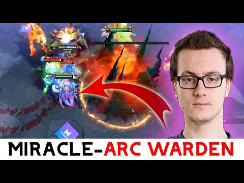 Miracle- 200 IQ Arc Warden ! The Magnetic Field Save The Throne! AMAZING COMEBACK | DOTA 2 MICRO