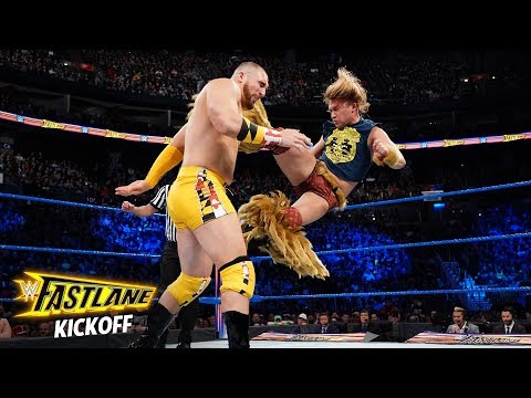 Chad Gable taunts Tyler Breeze: WWE Fastlane 2018 Kickoff Match