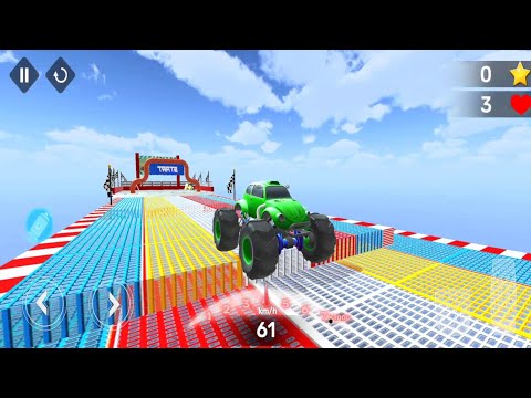Majestic Monsters: 3D Truck Stunt Conquerors - Android Gameplay