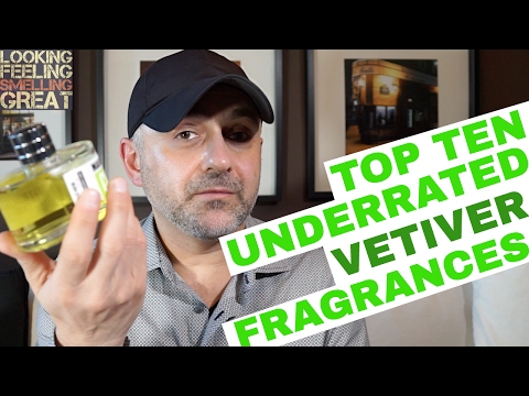 Top Ten Underrated Vetiver Fragrances, Colognes, Perfumes 💚💚💚 Video