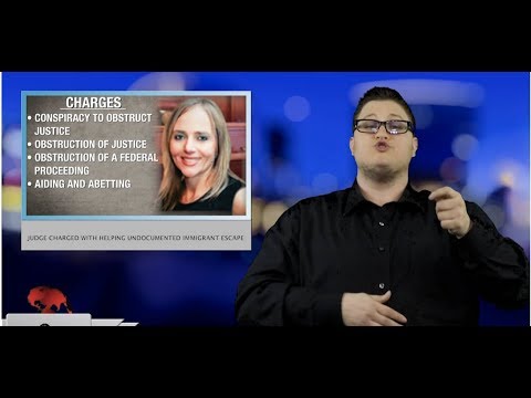 Judge charged with helping undocumented immigrant escape (ASL - 4.26.19)