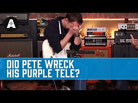 Danish Petes Purple Tele.... Whats He Gone & Done??!!