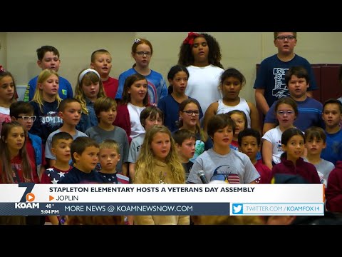 Stapleton Elementary honors veterans with an assembly
