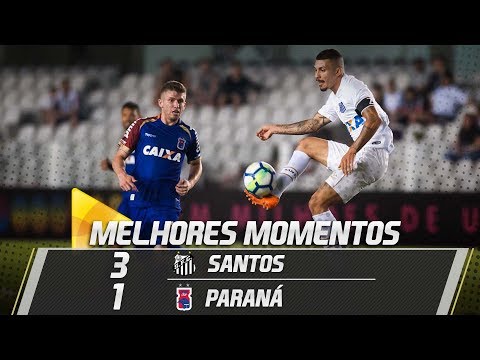 Santos 3 x 1 Paraná | MELHORES MOMENTOS | Brasileirão (13/05/18)