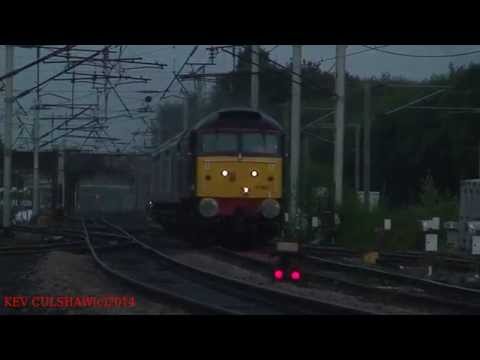 NEW CLASS 68 CONVOY AT WIGAN 29TH AUG 2014