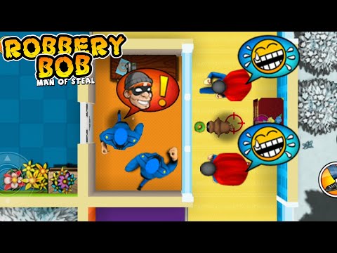 Robbery Bob - Smart Dog and Super Bob Gameplay Troll All Police Funny Part 14