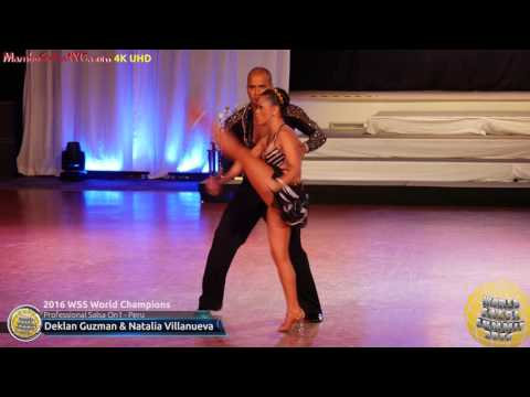 WSS16 Professional Salsa On1 World Champions Deklan Guzman & Natalia Villanueva