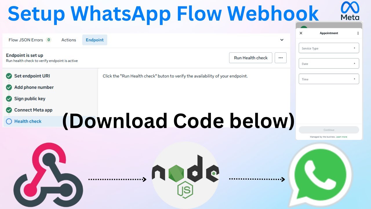 How To Setup WhatsApp Flow In WhatsApp Business Using WhatsApp Cloud API META