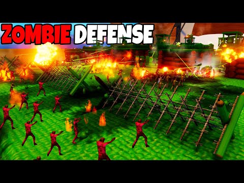 Brutal Green Army Men ZOMBIE FORT Defense! - Attack on Toys: Battle Simulator