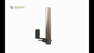 Tupavco TP570 Antenna Pole Mount for Wifi, TV or LTE/4G Antennas - How To Video