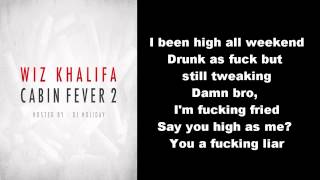 Wiz Khalifa - Smokin Drink ft. Problem (Lyrics)