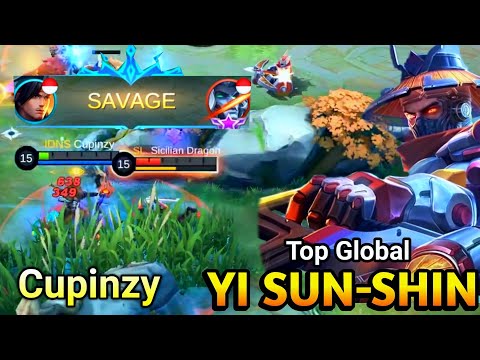 Yi Sun Shin Top Global 2021 SAVAGE!! | Top Global Yi Sun Shin Gameplay - MLBB