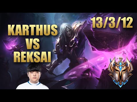 DWG Canyon Karthus Jungle Vs Reksai - EUChallenger Patch 9.21
