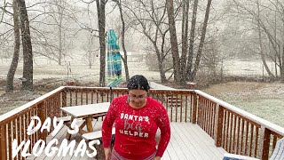 VLOGMAS Day 5 in Tennessee || December 24 || 7 days of VLOGMAS series || SNOW DAY