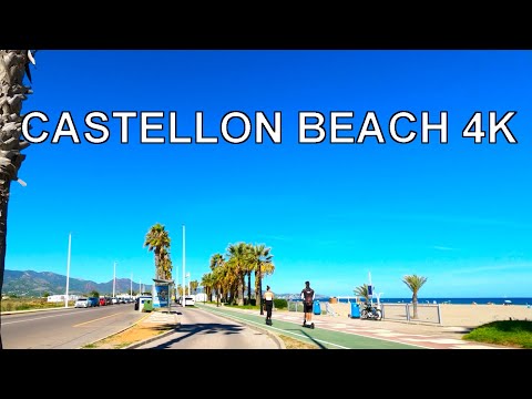 Conduciendo por las Playas de Castellon en directo - en vivo - live 4K Viaje en Coche