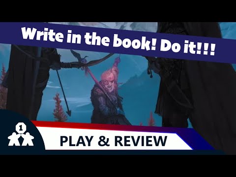 Write in the book! Do it!! | In the Ashes play and review | One Stop Co-op Shop